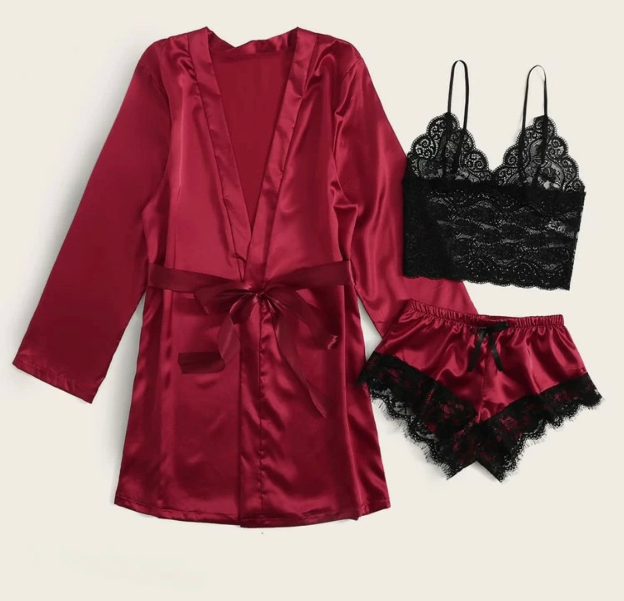 Pleasant Surprise 3pc- Red